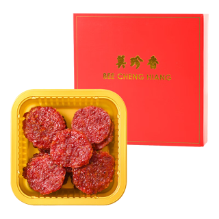 美珍香（BEE CHENG HIANG）金钱烧烤猪肉锁鲜装 250g 猪肉脯肉干烧烤肉干类休闲零食源头直发