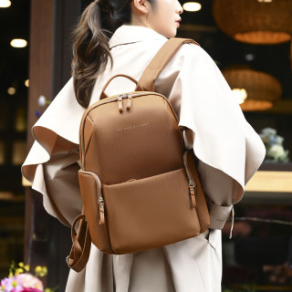 sanwa 山业 女士双肩包 时尚旅行背包