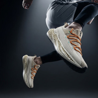 京东京造 3D打印休闲鞋百搭时尚潮流男鞋运动鞋舒适厚底燕麦色41