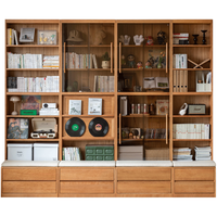 YESWOOD/源氏木语 实木书柜套装