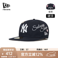 NEW ERA MLB棒球帽地铁大战平檐硬顶5950全封帽子2026春季新款 60771856