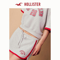  HOLLISTER/霍利斯特 Y2K泽西风撞色 女士裙裤 浅灰色 XS (160/64A)