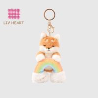 百亿补贴：LIV HEART LIVHEART柴犬可爱治愈显示屏摆件车载中控台装饰趴趴公仔玩偶挂件