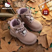 百亿补贴：Hello Kitty HelloKitty三丽鸥儿童鞋 2025冬女童马丁靴加绒男童短靴保暖棉鞋