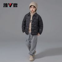 百亿补贴：雅鹿 儿童羽绒服新款翻领轻薄男女童保暖冬季中大童短款断码外套