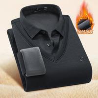 pierre cardin/皮尔·卡丹 加绒加厚 男士Polo衫