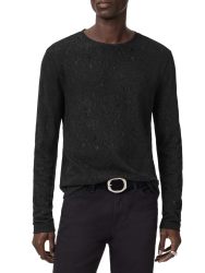 John Varvatos 男式 Vera 圆领, 黑色