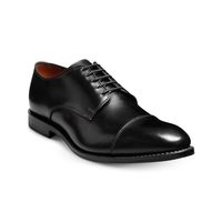 Allen Edmonds 男式 Park Avenue Derby 牛津鞋, 黑色皮革