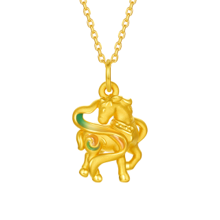 今日必买：周六福 5D硬金 黄金吊坠 1.06g