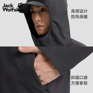  Jack Wolfskin/狼爪 男士户外软壳夹克 深灰色/6350 L