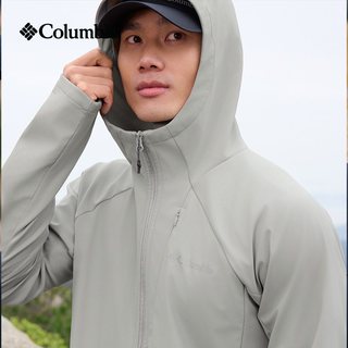  Columbia/哥伦比亚 拒水干爽 男士软壳衣  010黑色 S
