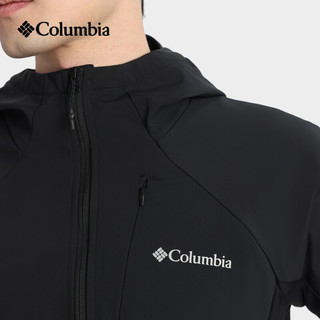  Columbia/哥伦比亚 拒水干爽 男士软壳衣  010黑色 S