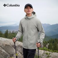 Columbia/哥伦比亚 拒水干爽 男士软壳衣 027燧石灰色 M