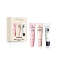 欧舒丹 亲亲护唇膏套装 12ml*3（乳木果特润+玫瑰之心+甜蜜樱花）