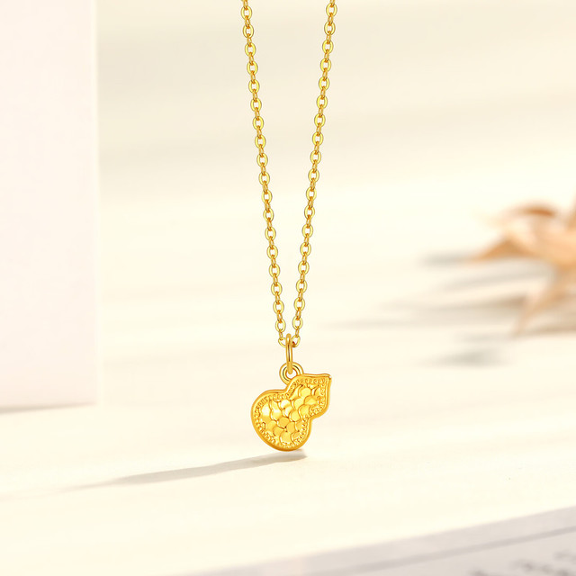 潮宏基 福禄葫芦黄金吊坠 10208366233892