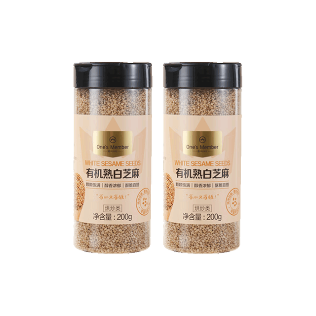 1号会员店 有机熟白芝麻 200g*2