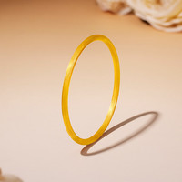 金至尊 足金999 黄金素圈手镯  54号-7.80克-KF48006725-8