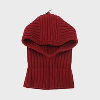 ZARA 女童保暖防风连帽围脖针织帽