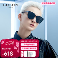 暴龙 高清偏光太阳镜 BL3027C11灰色 方框户外驾驶眼镜