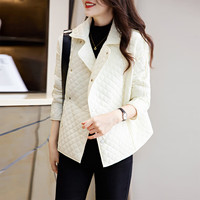 德玛纳 翻领短款 女士棉衣外套 L