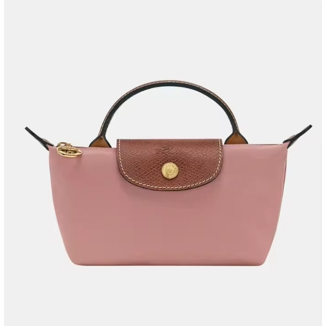 珑骧 女士 Le Pliage短柄可折叠化妆包饺子包手拿包三色可选