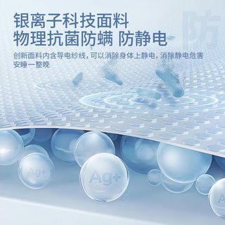  罗莱阿法眠 抗菌防螨 乳胶海绵床垫  20-25cm（含） 180*200cm 白色