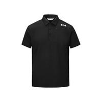  HELLY HANSEN/哈雷汉森 透气凉感速干 男士POLO衫 黑色