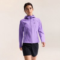 KAILAS/凯乐石 防风防泼透气耐磨 女士软壳外套 锂辉紫 XS