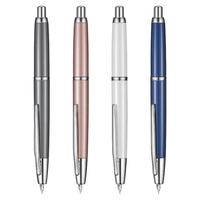 PILOT 百乐 Capless Decimo梦幻钢笔按压式伸缩18K金笔 梦幻十代·黑色 FCT-1500RR F尖（约0.4-0.5mm）暗尖 官方标配