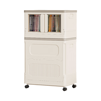  京东京造 巨容翻盖 儿童玩具收纳箱 【⭐宝宝】120L翻盖收纳箱 奶白灰 *