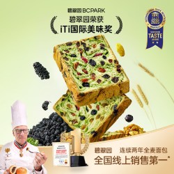 碧翠园 全麦星空莓野厚切吐司面包 400g