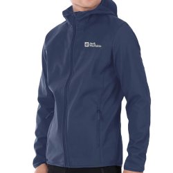 Jack Wolfskin 防风保暖防泼水 午夜深蓝 XL 软壳衣
