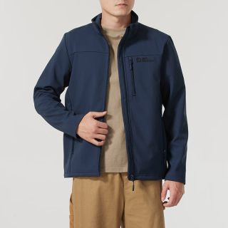  Jack Wolfskin/狼爪 防风保暖 男士软壳冲锋衣 521A款-宝蓝色|1010【秋冬款 内里加绒】 3XL 185/112A