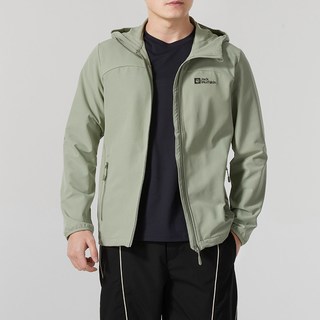  Jack Wolfskin/狼爪 防风保暖 男士冲锋衣 3664款-薄荷叶绿|4137【25 不加绒 刺绣logo】 XXL 185/108A