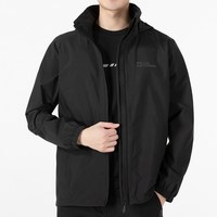 Jack Wolfskin/狼爪 防风保暖 男士冲锋衣 894款--黑色|6000【冲锋衣外套 防风防水】 XXL 185/108A