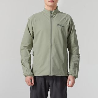  Jack Wolfskin/狼爪 防风保暖 男士冲锋衣 775A款-薄荷叶绿|4137【25 不加绒 胶印logo】 L 180/100A