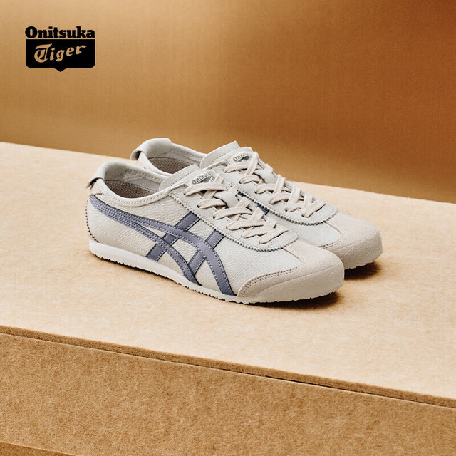 今日必买：Onitsuka Tiger MEXICO 66™经典小白鞋运动休闲鞋复古男女鞋 1183A201 燕麦色