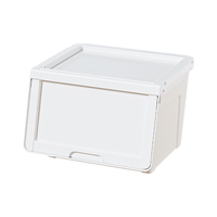  京东京造 侧开口 收纳箱 【叠放超稳】前开口收纳箱*3不透明盖 *