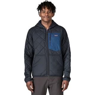 Patagonia 男士菱格绗缝连帽夹克