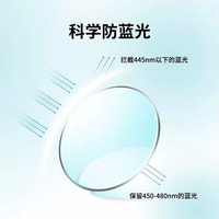  ZEISS/蔡司 高清非球面 防蓝光镜片 1.56折射率（0-300度） 蔡司视特耐防蓝光镜片