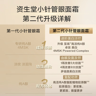  SHISEIDO/资生堂 抗皱淡化眼纹 眼霜  小针管眼霜2ml（二代）