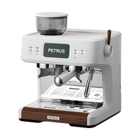  PETRUS/柏翠 冷热双萃 意式咖啡机 奶泡机 研磨一体