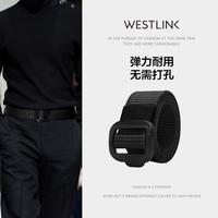 西遇 男女通用工装风工装裤腰带 伸缩弹力免打孔