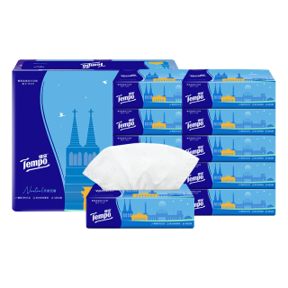 今日必买：得宝 欧式假日 抽纸 4层80抽10包(160*195mm)