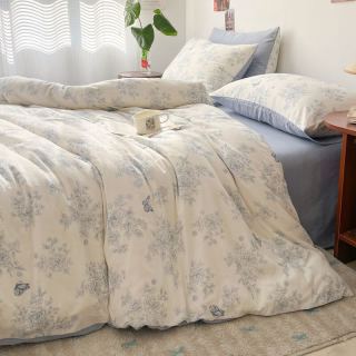 AIDLI A类100%全棉双层纱纯棉四件套 200*230cm