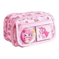 慢作 9层大容量 女童笔袋 9层小马莉莉/送小马卡游包
