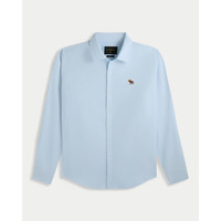 PLUS会员、今日必买：Abercrombie & Fitch 经典老钱风 男士通勤长袖衬衫 125-5292