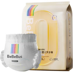 BeBeBus 装仔超裤拉拉学步裤L/XL/XXL婴儿非纸尿裤4片装 中样装