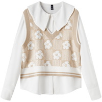  Semir/森马 通勤百搭 女士衬衫套装