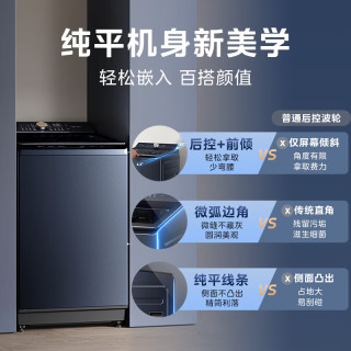 小天鹅 小乌梅5.0 波轮洗衣机全自动家用 12KG大容量纯平 超微净泡 TB12K60